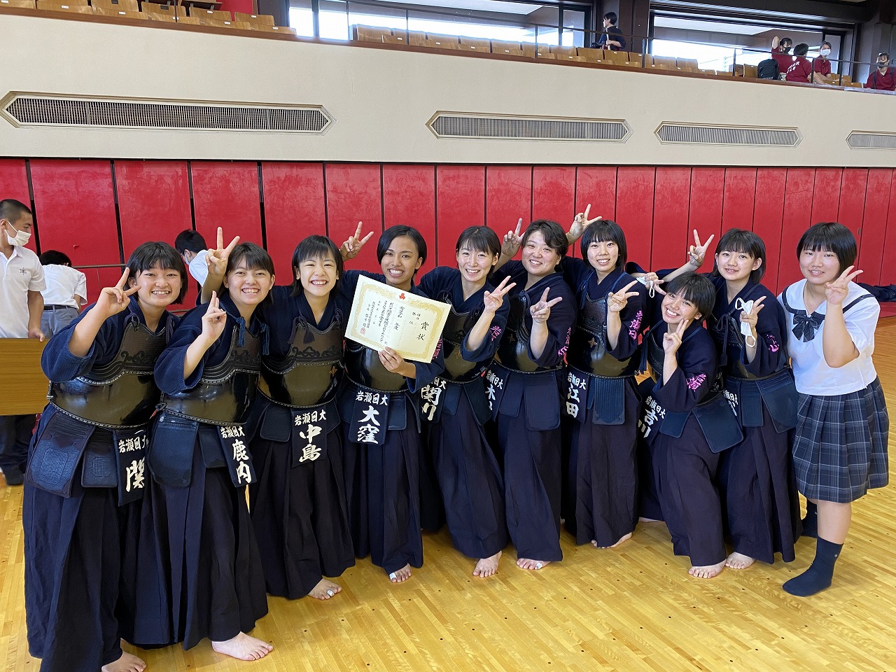 女子剣道部 茨城県高等学校剣道大会準優勝 岩瀬日本大学高等学校