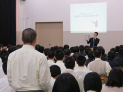 スポーツクラス社会人講演会